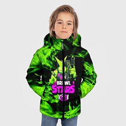 Куртка зимняя для мальчика BRAWL STARS:8BIT VIRUS, цвет: 3D-черный — фото 2
