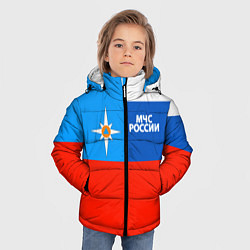 Куртка зимняя для мальчика Флаг МЧС России, цвет: 3D-черный — фото 2