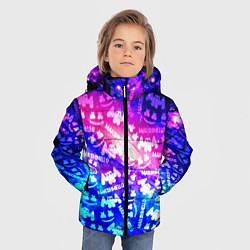 Куртка зимняя для мальчика MARSMELLO, цвет: 3D-черный — фото 2