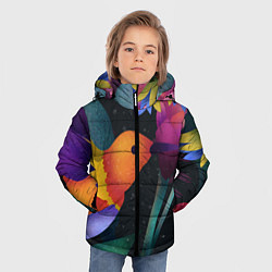 Куртка зимняя для мальчика Колибри, цвет: 3D-черный — фото 2