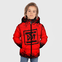 Куртка зимняя для мальчика ДДТ Лого, цвет: 3D-красный — фото 2