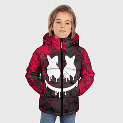 Куртка зимняя для мальчика Marshmello, цвет: 3D-красный — фото 2