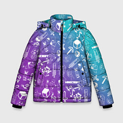 Зимняя куртка для мальчика Minecraft pattern