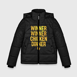 Куртка зимняя для мальчика Pubg Top 1, цвет: 3D-черный