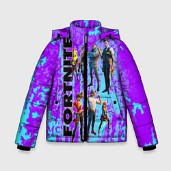 Куртка зимняя для мальчика Fortnite, цвет: 3D-черный