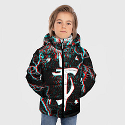 Куртка зимняя для мальчика DOOM ETERNAL GLITCH, цвет: 3D-светло-серый — фото 2