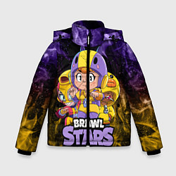 Куртка зимняя для мальчика BRAWL STARS BEA, цвет: 3D-черный