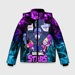 Куртка зимняя для мальчика BRAWL STARS FRANK, цвет: 3D-светло-серый