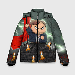 Куртка зимняя для мальчика Eric Cartman, цвет: 3D-светло-серый