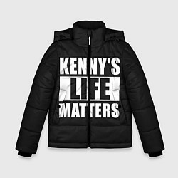 Куртка зимняя для мальчика KENNYS LIFE MATTERS, цвет: 3D-черный