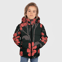 Куртка зимняя для мальчика САКУРА, цвет: 3D-черный — фото 2