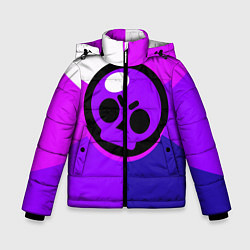 Куртка зимняя для мальчика BRAWL STARS, цвет: 3D-черный