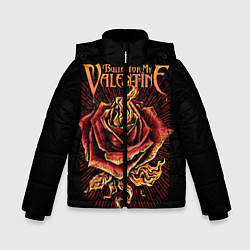 Куртка зимняя для мальчика Bullet For My Valentine, цвет: 3D-черный