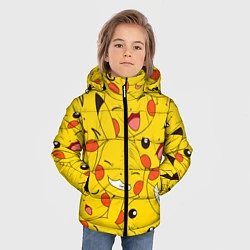 Куртка зимняя для мальчика Pikachu, цвет: 3D-черный — фото 2