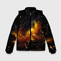 Куртка зимняя для мальчика STARS, цвет: 3D-черный