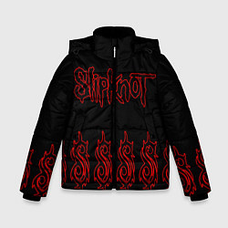 Куртка зимняя для мальчика Slipknot 5, цвет: 3D-черный