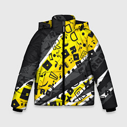 Куртка зимняя для мальчика Roblox, цвет: 3D-черный