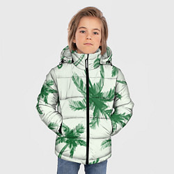 Куртка зимняя для мальчика Пальмовый рай, цвет: 3D-красный — фото 2