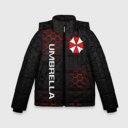 Куртка зимняя для мальчика UMBRELLA CORP, цвет: 3D-светло-серый