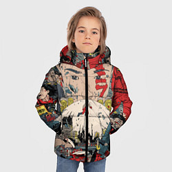 Куртка зимняя для мальчика AKIRA, цвет: 3D-светло-серый — фото 2