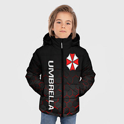 Куртка зимняя для мальчика UMBRELLA CORP, цвет: 3D-красный — фото 2