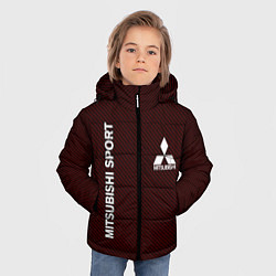 Куртка зимняя для мальчика MITSUBISHI CARBON, цвет: 3D-черный — фото 2