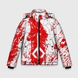 Куртка зимняя для мальчика BLOODBORNE, цвет: 3D-черный