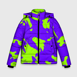 Куртка зимняя для мальчика Тeкстура, цвет: 3D-черный