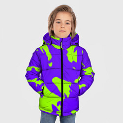 Куртка зимняя для мальчика Тeкстура, цвет: 3D-черный — фото 2