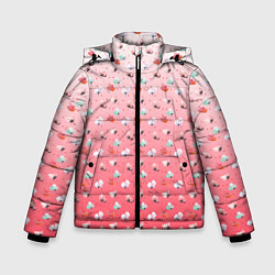 Зимняя куртка для мальчика Пижамный цветочек