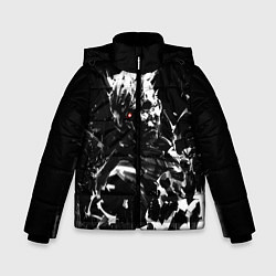 Куртка зимняя для мальчика Dead by Daylight, цвет: 3D-светло-серый