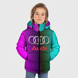 Куртка зимняя для мальчика Audi, цвет: 3D-черный — фото 2