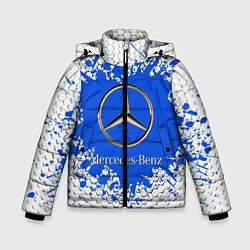 Куртка зимняя для мальчика Mercedes, цвет: 3D-черный