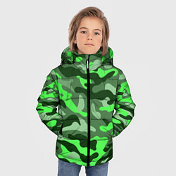 Куртка зимняя для мальчика CAMOUFLAGE GREEN, цвет: 3D-черный — фото 2