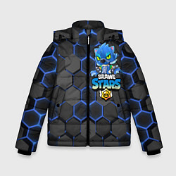Куртка зимняя для мальчика Leon Wolf, цвет: 3D-светло-серый
