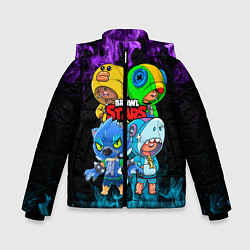 Куртка зимняя для мальчика Brawl Stars Leon Quattro, цвет: 3D-черный
