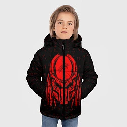 Куртка зимняя для мальчика Предатор Z, цвет: 3D-красный — фото 2