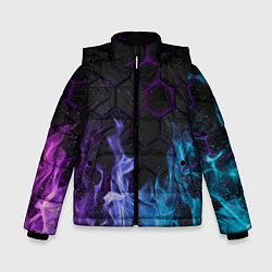 Куртка зимняя для мальчика Fire, цвет: 3D-светло-серый