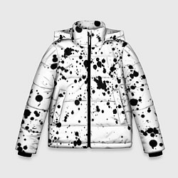 Куртка зимняя для мальчика Далматинец, цвет: 3D-черный