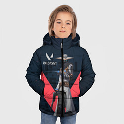 Куртка зимняя для мальчика CYPHER VALORANT, цвет: 3D-черный — фото 2