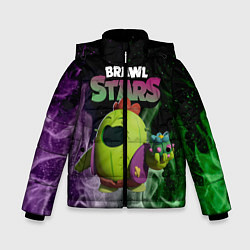 Куртка зимняя для мальчика Brawl Stars Spike, цвет: 3D-черный