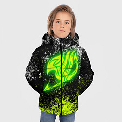 Куртка зимняя для мальчика FAIRY TAIL, цвет: 3D-светло-серый — фото 2