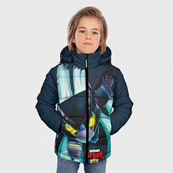 Куртка зимняя для мальчика Brawl Stars Crow, цвет: 3D-черный — фото 2