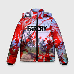Куртка зимняя для мальчика FARCRY, цвет: 3D-черный