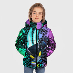 Куртка зимняя для мальчика Brawl Stars CROW, цвет: 3D-светло-серый — фото 2