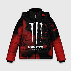 Куртка зимняя для мальчика MONSTER ENERGY, цвет: 3D-красный