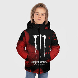 Куртка зимняя для мальчика MONSTER ENERGY, цвет: 3D-красный — фото 2