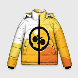 Куртка зимняя для мальчика BRAWL STARS, цвет: 3D-светло-серый