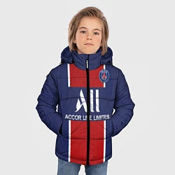 Куртка зимняя для мальчика PSG home 20-21, цвет: 3D-красный — фото 2