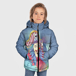 Куртка зимняя для мальчика Клоун Багги, цвет: 3D-черный — фото 2